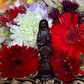 Santa Muerte Negra Reversing or Bleeding Figure Candle + Blessed + Reversing + Overcome Enemies