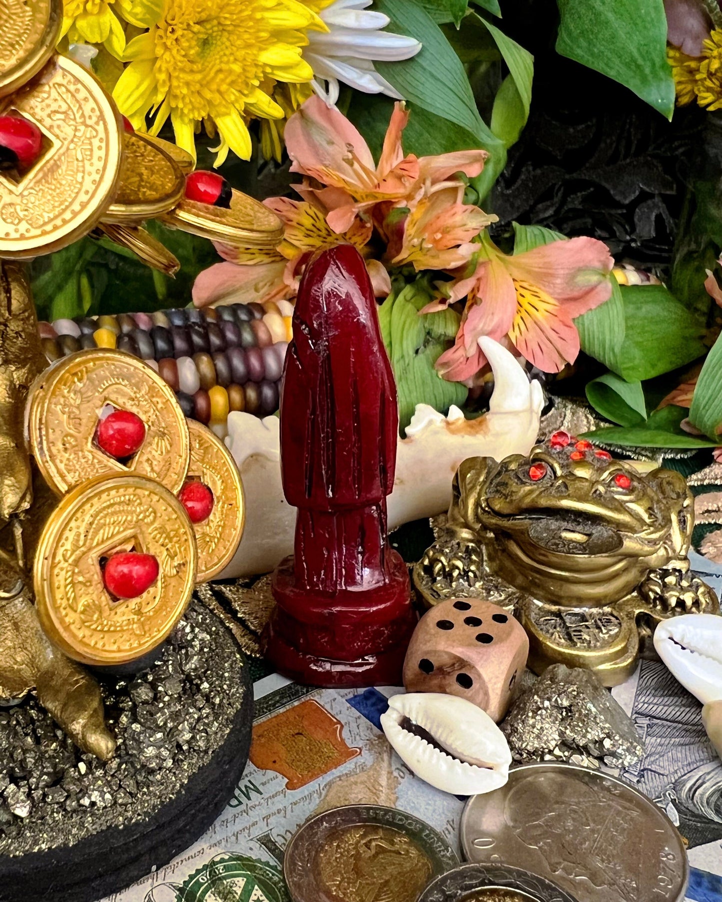 Santa Muerte Statuettes 3” + Blessed + Fixed + Made in Mexico