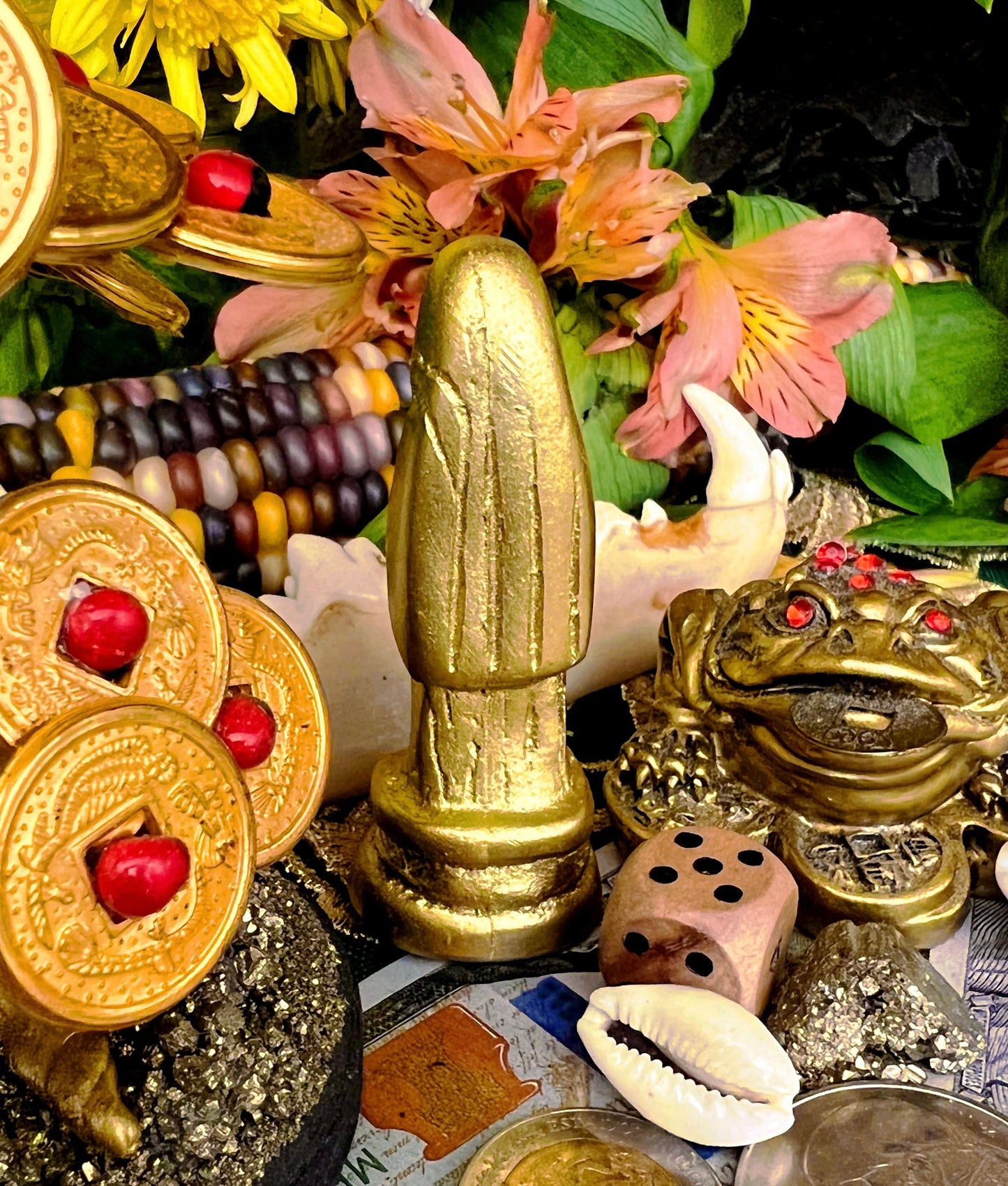 Santa Muerte Statuettes 3” + Blessed + Fixed + Made in Mexico