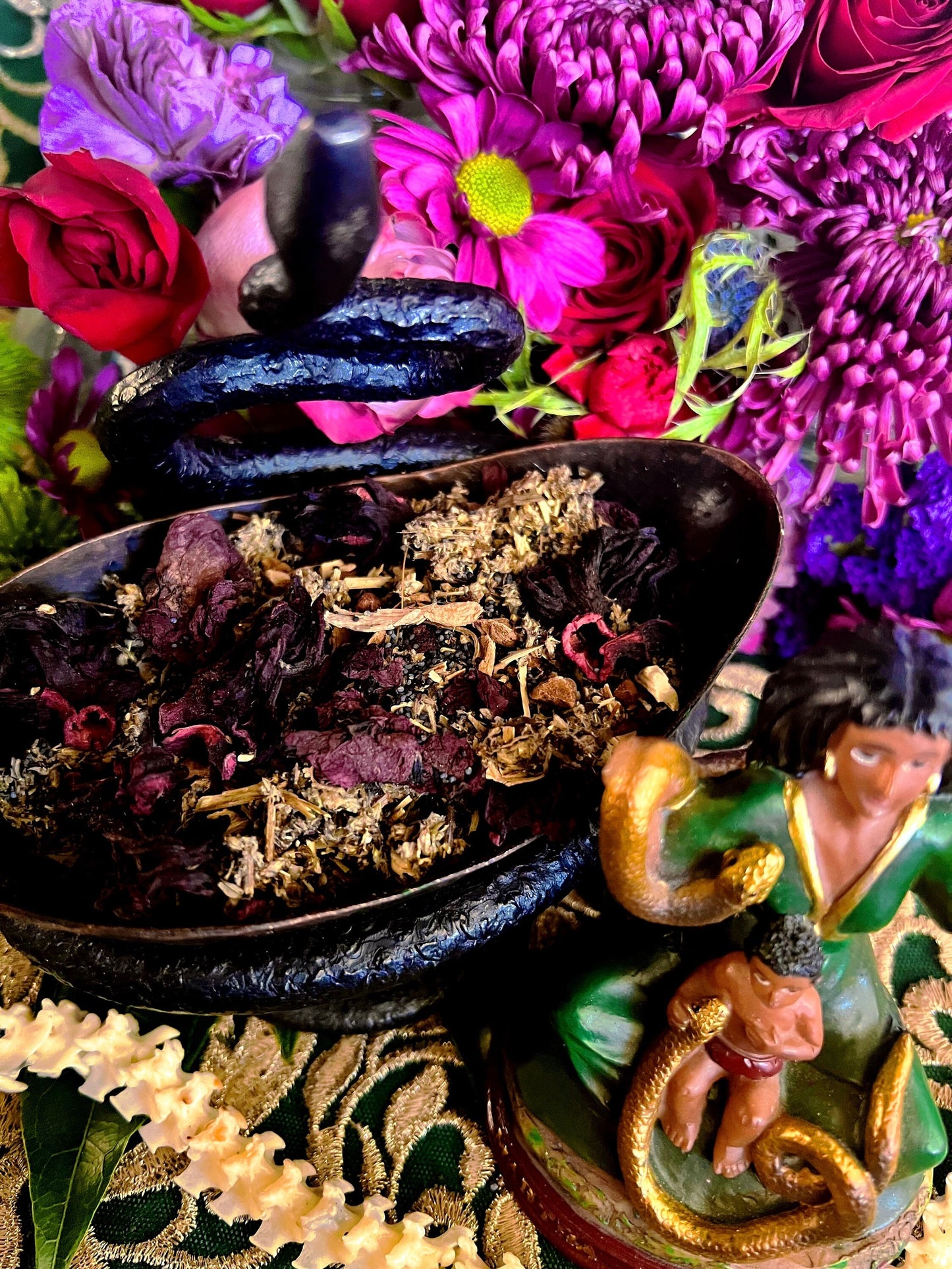 Filomena Lubana Herbs + Domination + Santa Marta la Dominadora + Marta la Culebra + Saint Martha the Dominator + Dominatrix + Blessed