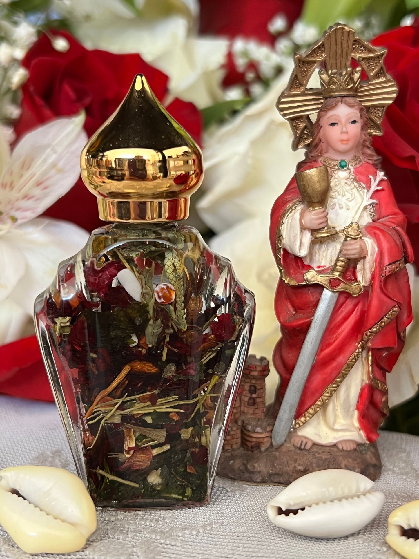 Chango Macho Oil + Protection + Prosperity + Shango + Saint Barbara + 24K Gold + Sango + Xango