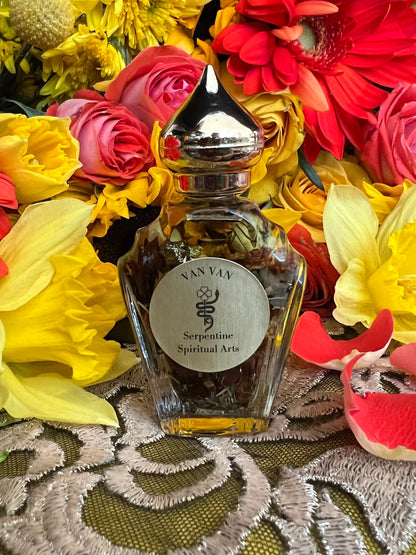 Van Van Oil + Luck + Money + Love + 24K Gold + Multi-Purpose Oil + Traditional New Orleans Conjure + Mercury Retrograde