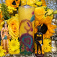 Oshun Hand-Carved Candle + 24K Gold + Ochun + Orisha + Santeria + Ifa + Yoruba + Lukumi + Santerismo
