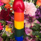 Gay Pride Penis Candle + Passion + Sex + Casual Encounters + Rainbow