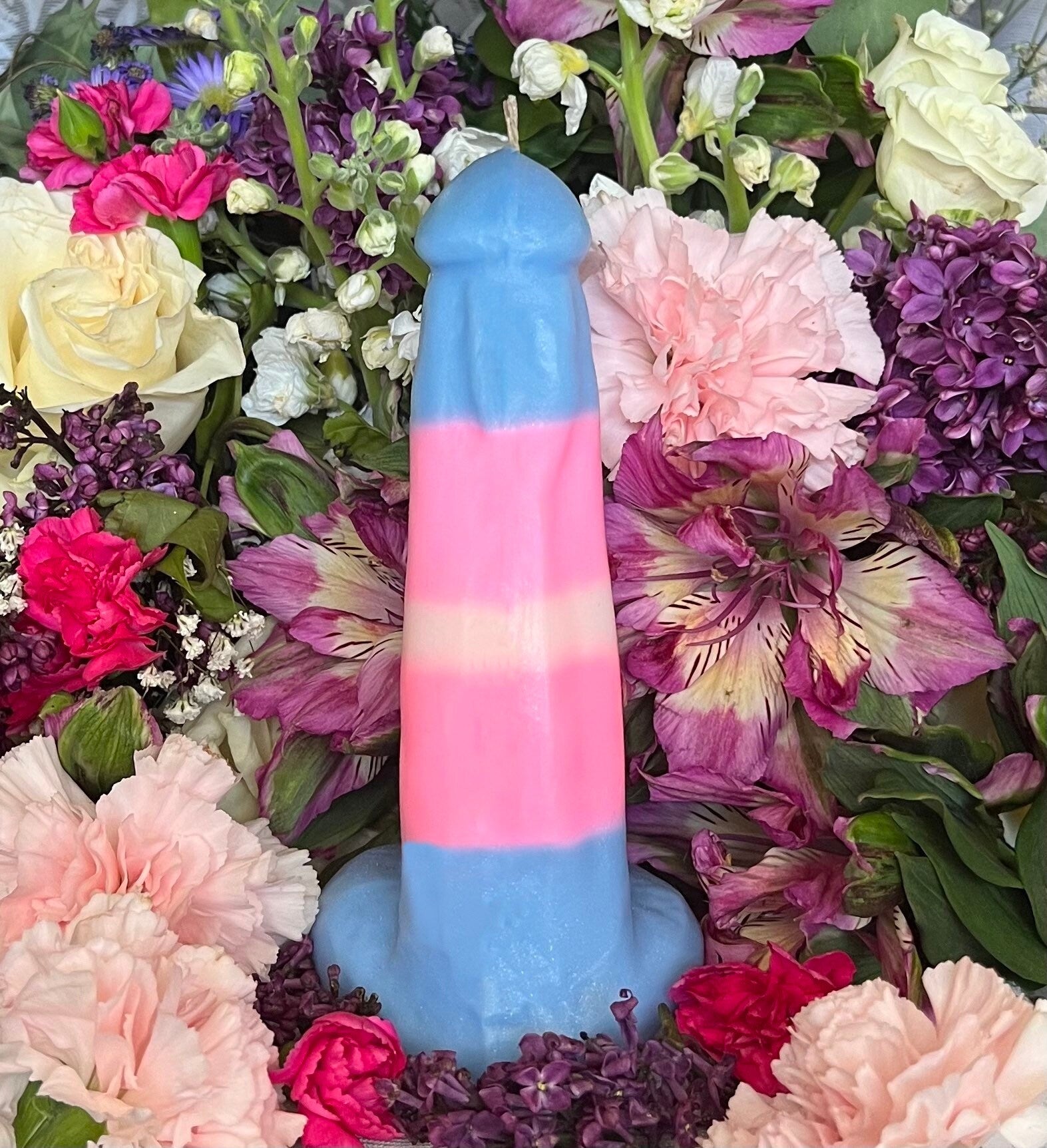 Trans Pride Penis Candle + Passion + Sex + Casual Encounters