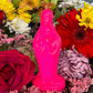 6” Neon Praying Mary Candle + Blessings + Spirituality + Glows under Blacklight
