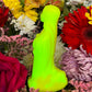 6” Neon Praying Mary Candle + Blessings + Spirituality + Glows under Blacklight