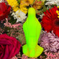 6” Neon Praying Mary Candle + Blessings + Spirituality + Glows under Blacklight