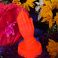 Large Neon Praying Hands Candle + Glows under Blacklight