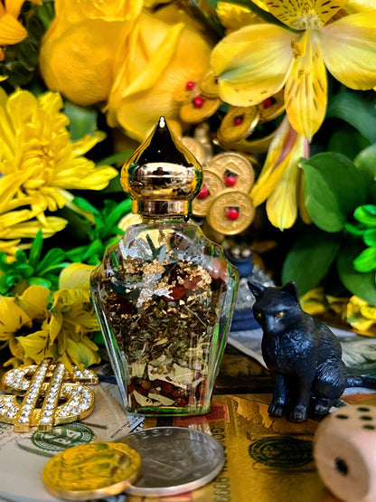 Black Cat Oil + Luck + Return Lost Love + Invisibility + Avoid Danger + Gato Negro