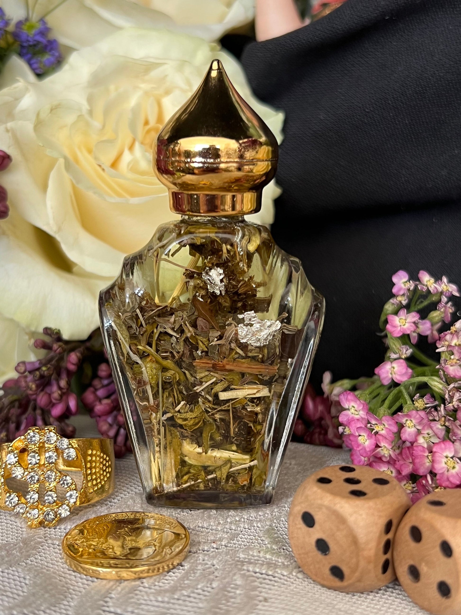 Papa Gede Limbo Oil + Saint Expedite + San Expedito + Expeditus + Fast Luck + Money + Protection + Control the Dead + Sex Work