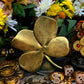 Shamrock Candle + Luck + Money + Four Leaf Clover