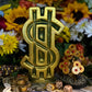 Big Dollar Sign Candle + Money Drawing + 8”