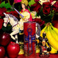 Chango Macho Protection & Abundance Hand-Carved Candle + Shango + Saint Barbara + 24K Gold + Sango + Xango