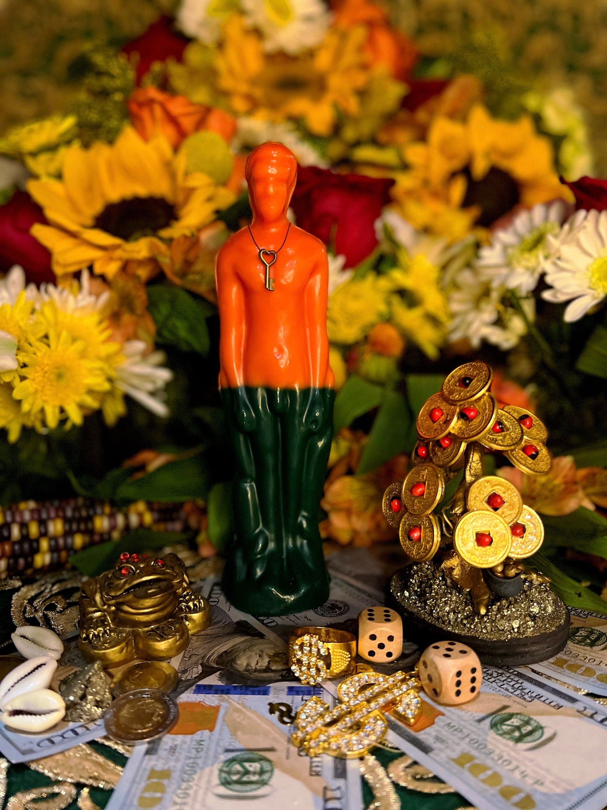 Road Opening Male or Female Figure Candles + Abre Camino