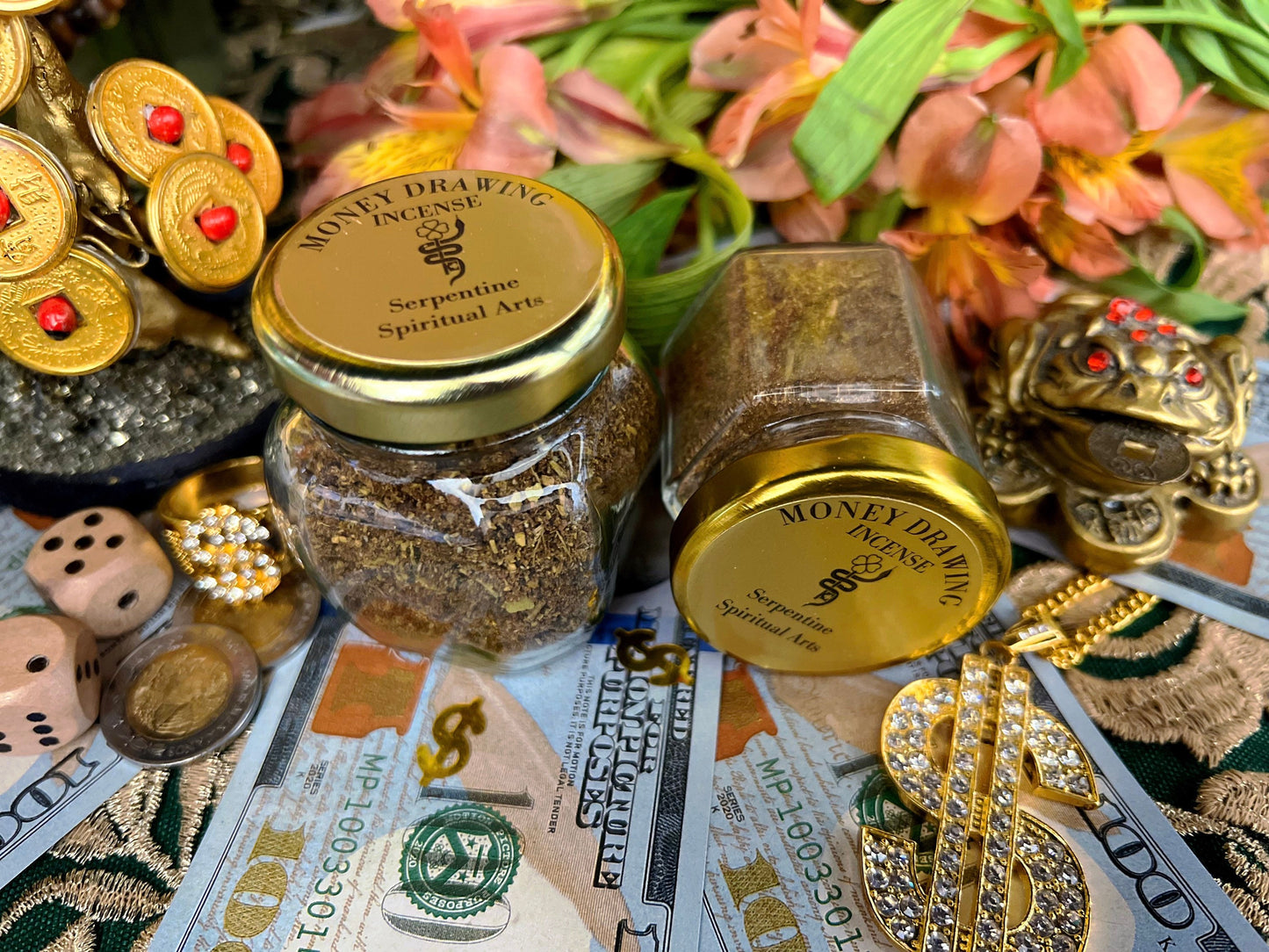 Money Drawing Incense + Prosperity + Abundance + Jala Dinero
