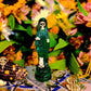 Santa Muerte Verde Statue + Green + Money + Legal Issues + Justice + Transparent + Baptized + Fixed + Made in Mexico