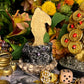Santa Muerte Statuette Dorada / Oro + Gold + Prosperity + Baptized + Blessed + Fixed + Made in Mexico