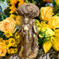 Triple Goddess Candle + Maiden, Mother, Crone + 24K Gold + Wicca + Witch + Witchcraft