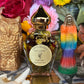 Santa Muerte Siete Colores Oil + All-Purpose + Love + Luck + Money + Siete Potencias