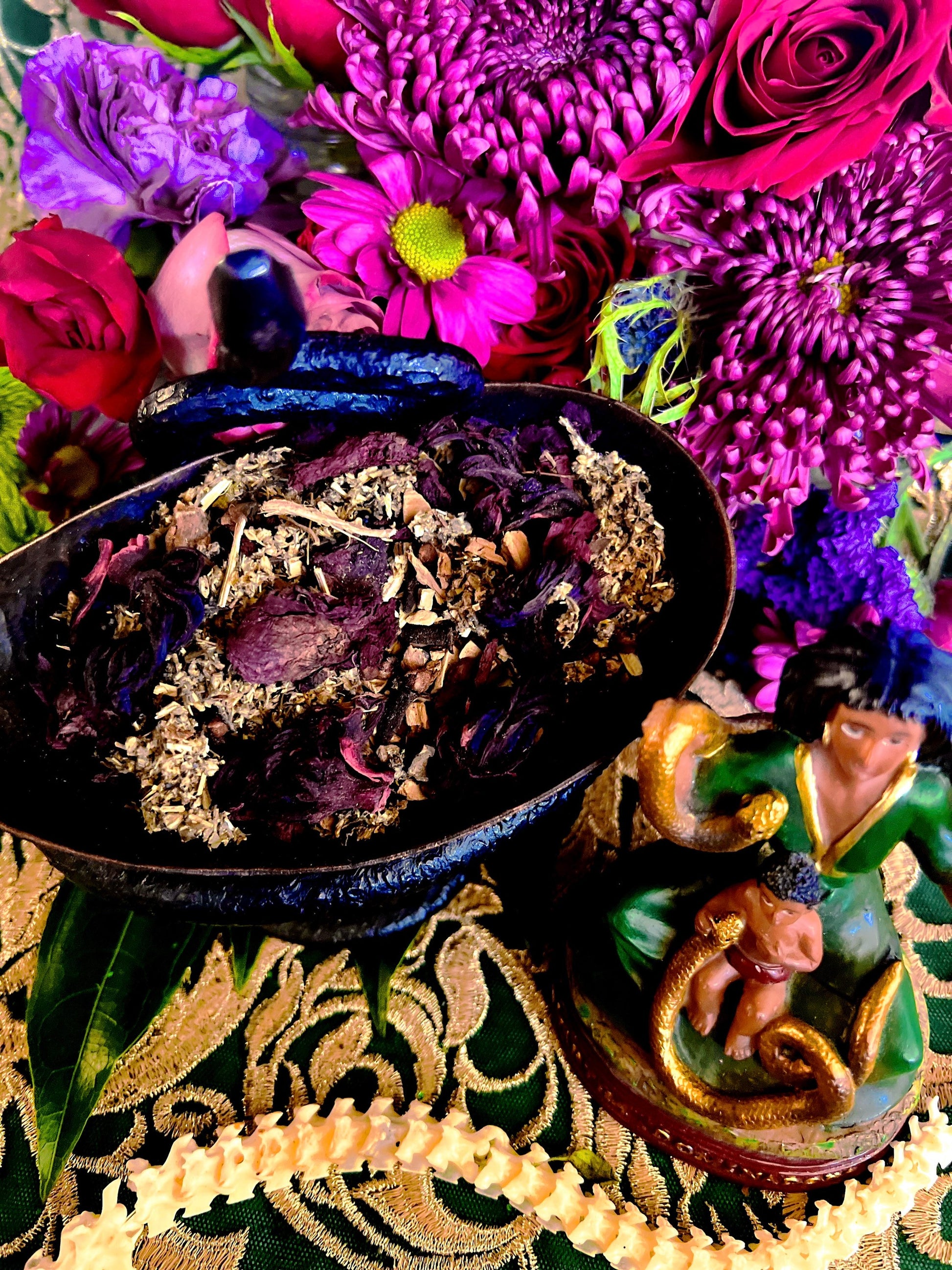 Filomena Lubana Herbs + Domination + Santa Marta la Dominadora + Marta la Culebra + Saint Martha the Dominator + Dominatrix + Blessed