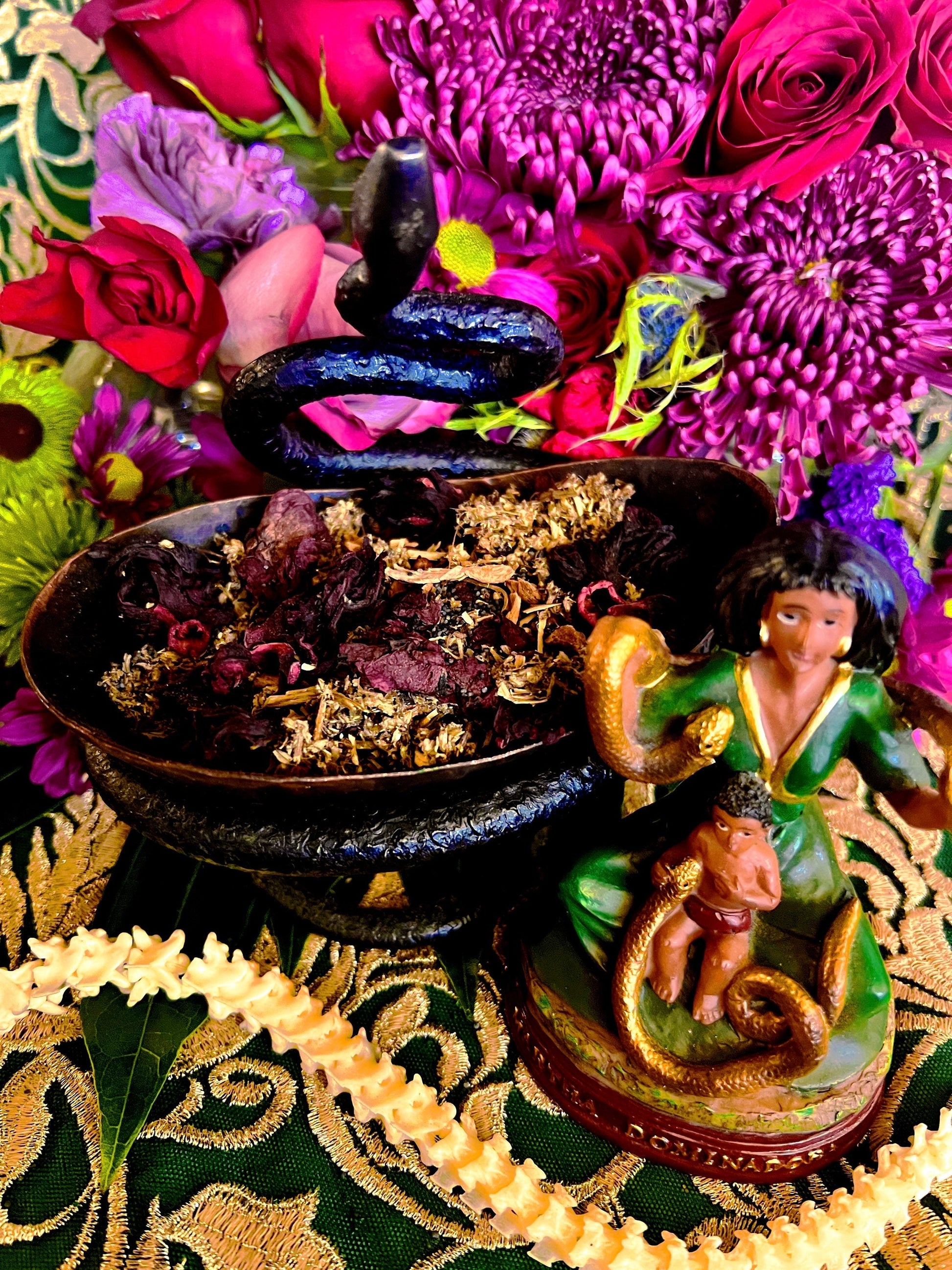 Filomena Lubana Herbs + Domination + Santa Marta la Dominadora + Marta la Culebra + Saint Martha the Dominator + Dominatrix + Blessed