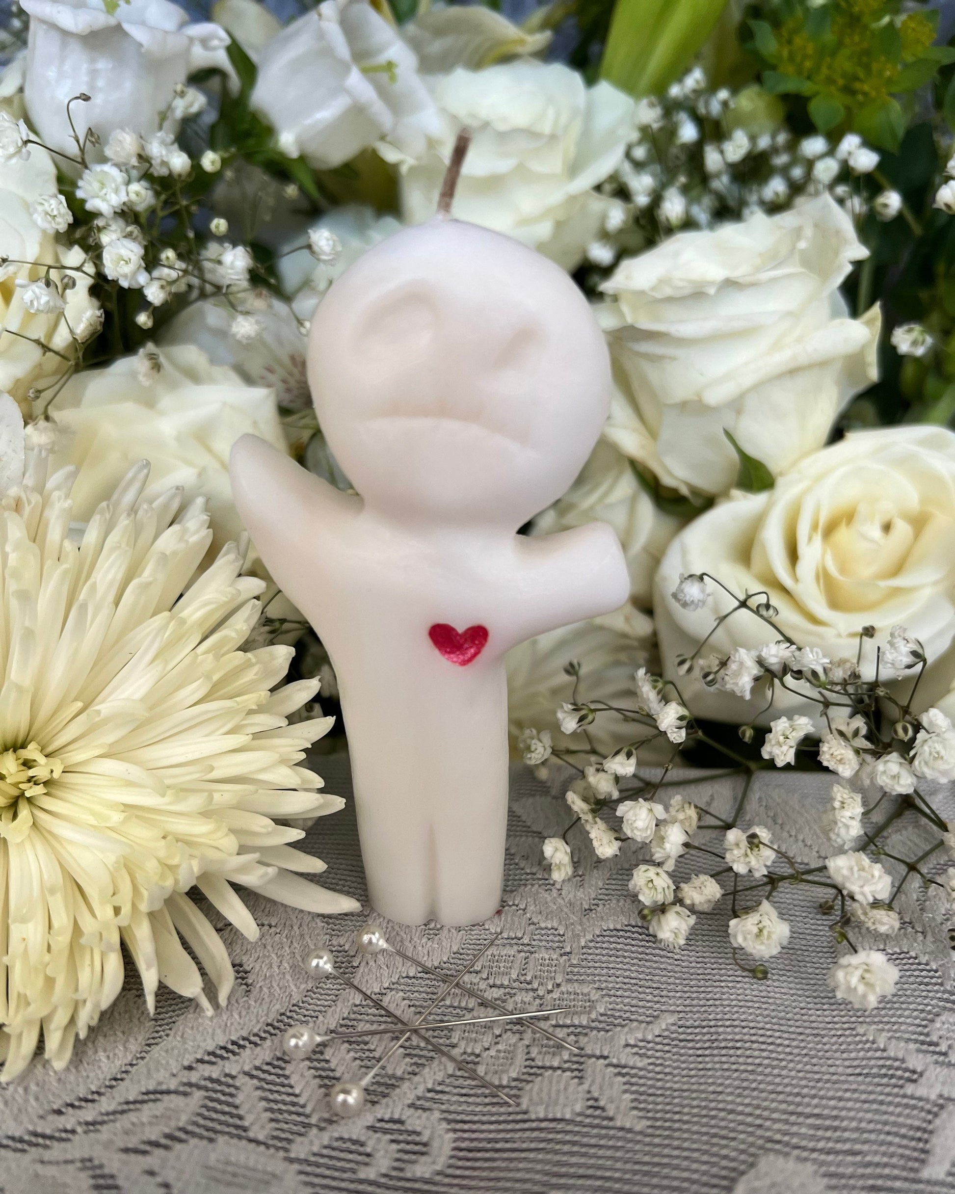 Voodoo Doll Candle + Poppet + Love + Money + Cleansing + Overcome Enemies + New Orleans
