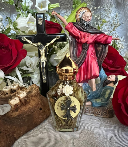 Baron del Cementerio Oil + Baron of the Cemetery + San Elias + Saint Elijah + Cleansing + Healing + Reversing + Sterling Silver