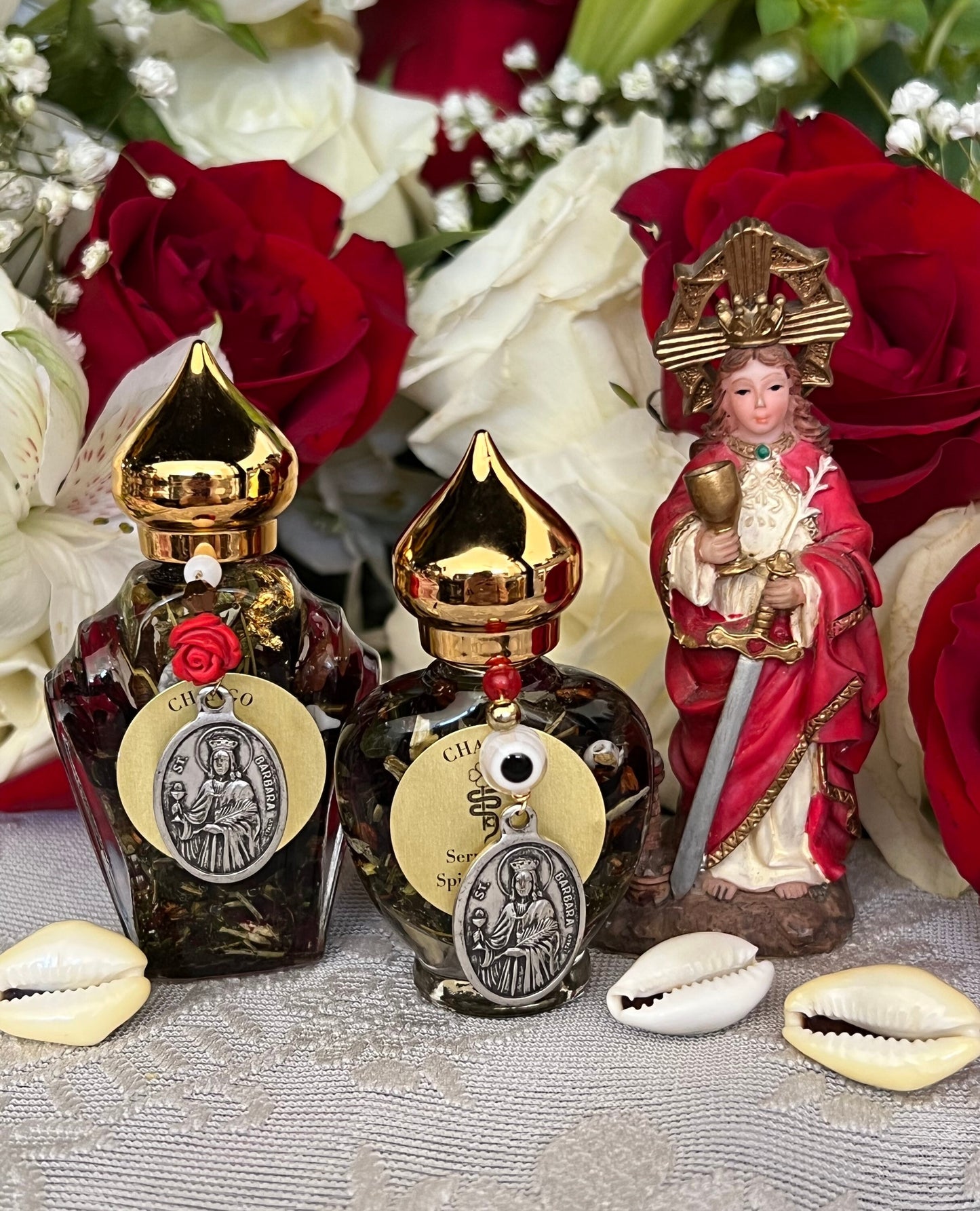Chango Macho Oil + Protection + Prosperity + Shango + Saint Barbara + 24K Gold + Sango + Xango