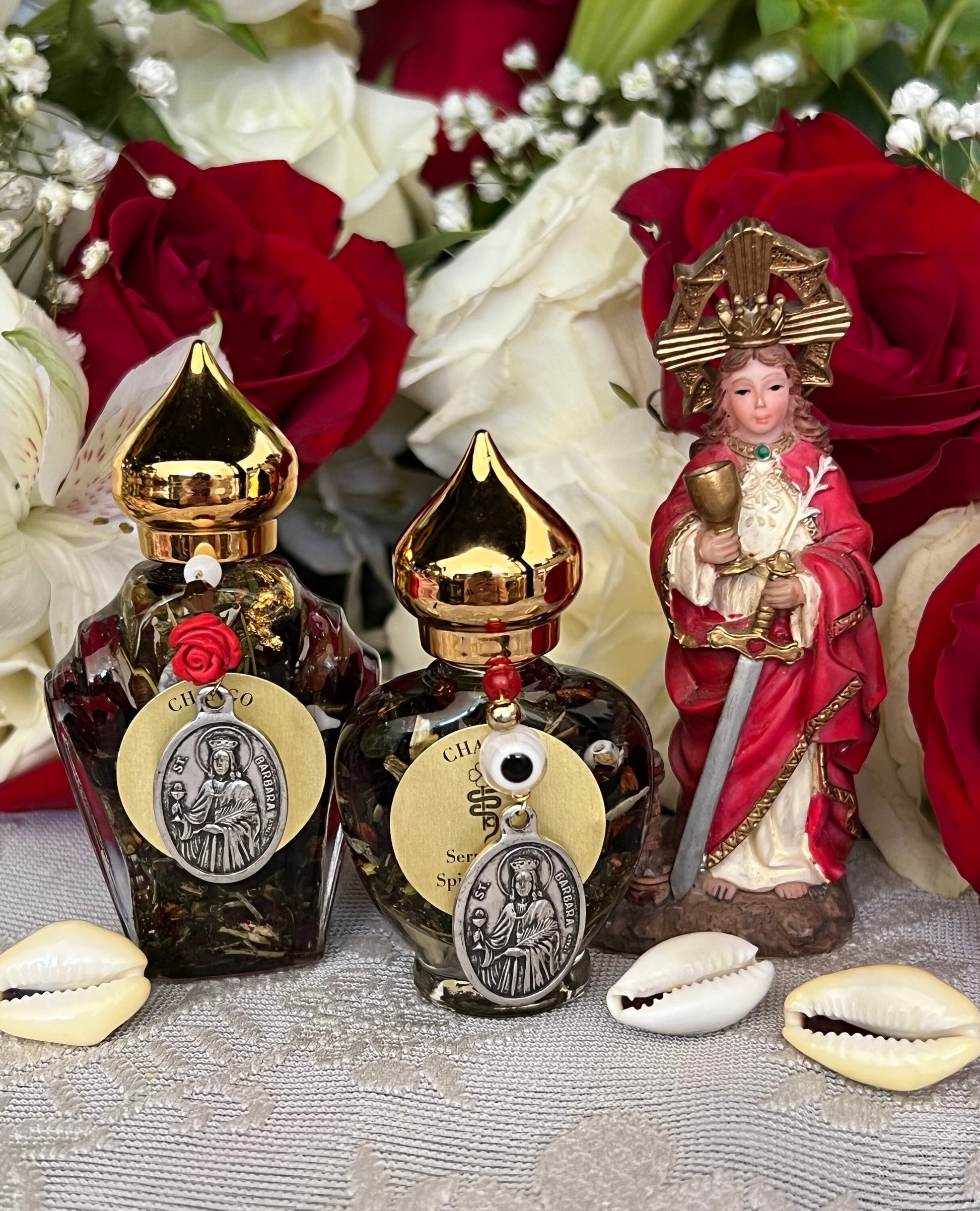Chango Macho Oil + Protection + Prosperity + Shango + Saint Barbara + 24K Gold + Sango + Xango