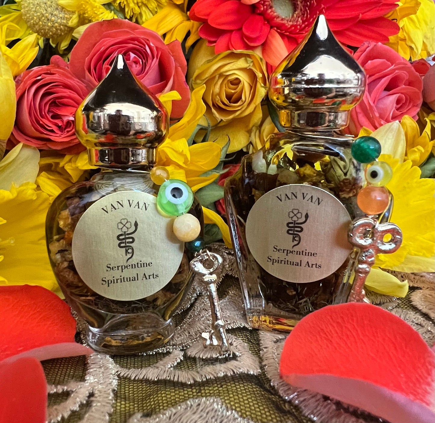Van Van Oil + Luck + Money + Love + 24K Gold + Multi-Purpose Oil + Traditional New Orleans Conjure + Mercury Retrograde
