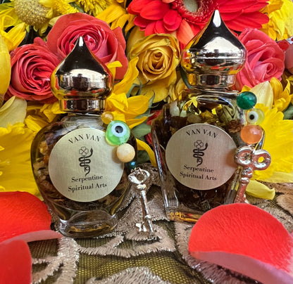 Van Van Oil + Luck + Money + Love + 24K Gold + Multi-Purpose Oil + Traditional New Orleans Conjure + Mercury Retrograde