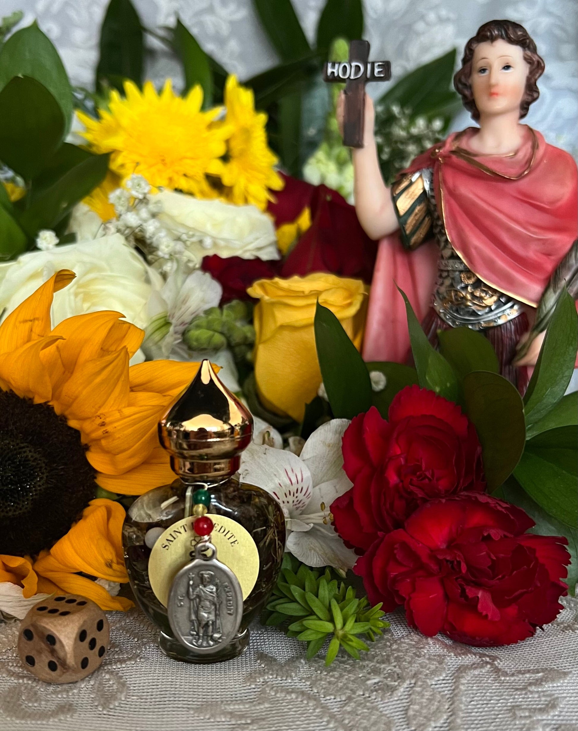 Saint Expedite Oil + Fast Luck + Money + Saint Expedit + Expedee + San Expedito + Expeditus