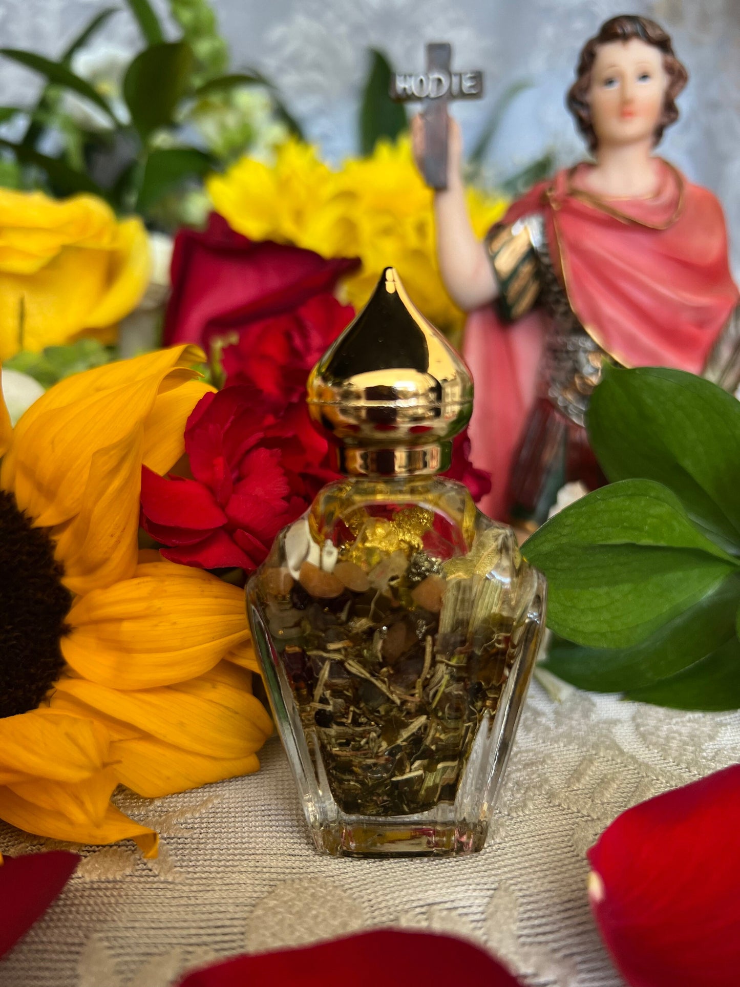 Saint Expedite Oil + Fast Luck + Money + Saint Expedit + Expedee + San Expedito + Expeditus