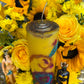 Oshun Hand-Carved Candle + 24K Gold + Ochun + Orisha + Santeria + Ifa + Yoruba + Lukumi + Santerismo