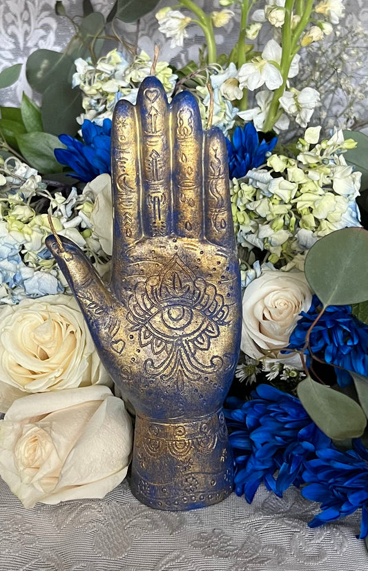 Hand of Fatima Candle + Fortune Teller Hand + Gypsy + Hand of Power