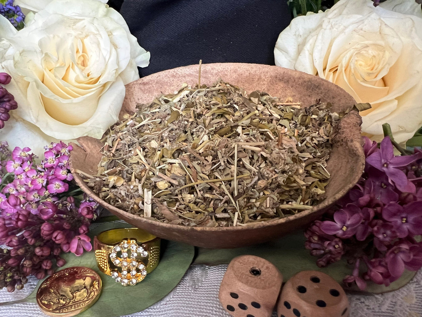 Papa Gede Limbo Herbs + Saint Expedite + San Expedito + Expeditus + Fast Luck + Money + Protection + Blessed