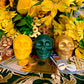 Small Skull Candle + Love + Money + Luck + Hoodoo + Conjure + Witchcraft