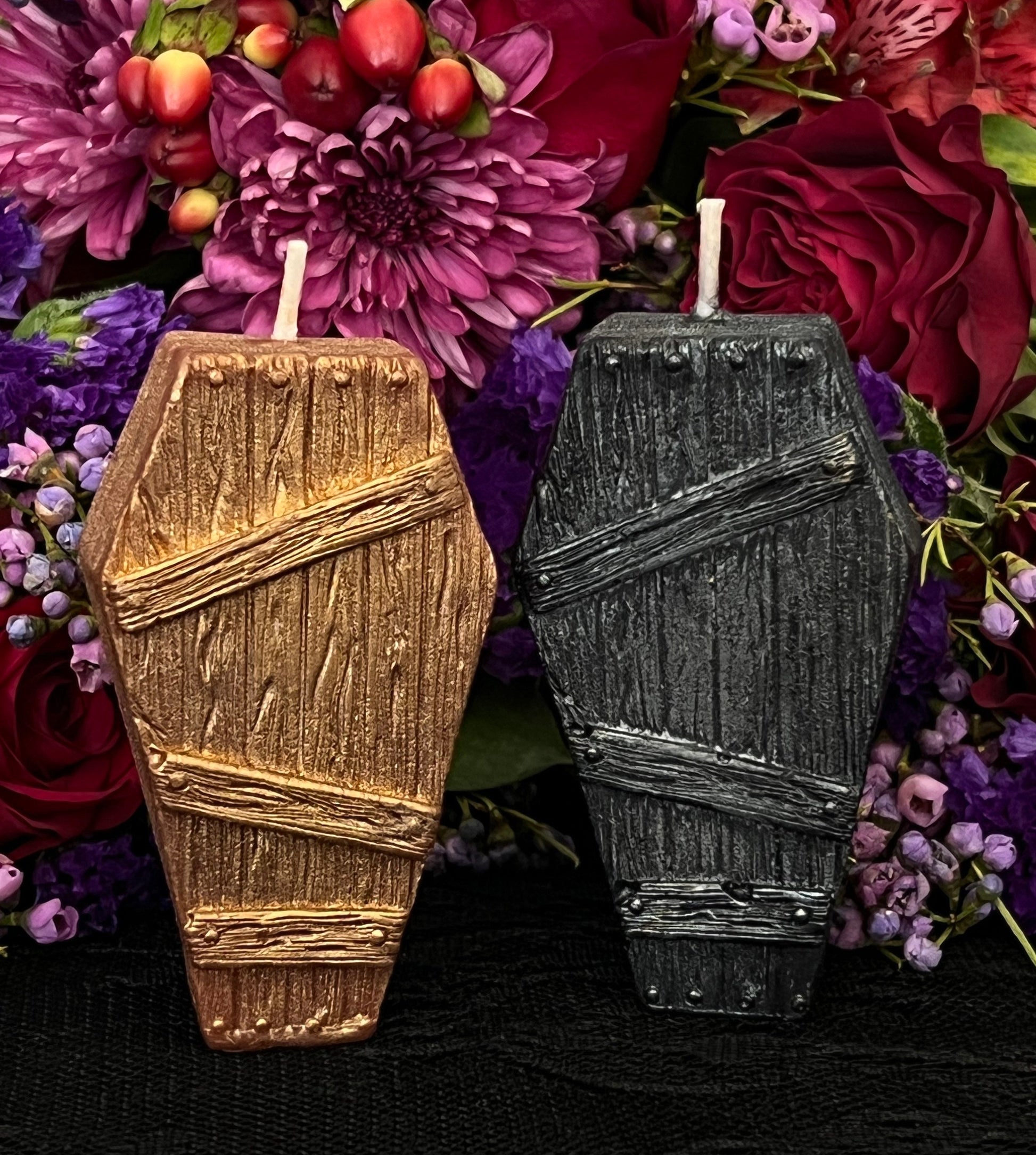 Coffin Candle + Death to Negative Habits + Overcome Enemies + Casket + Shadow Work + Bury Sorrow + Hex Breaker