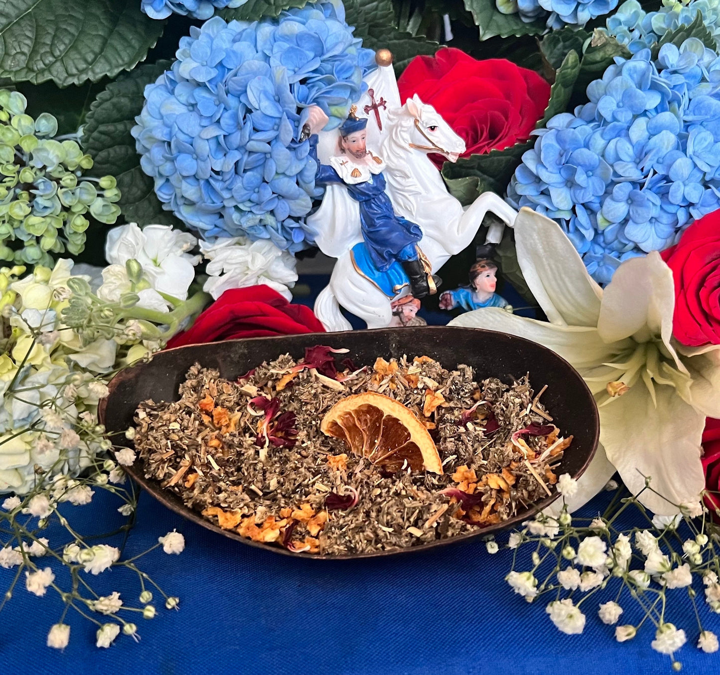 Ogou Balendyo Herbs + Protection + Healing + Discipline + Masculinity + Law Keep Away + Diplomacy + Wisdom + Ogun Balendjo + Blessed