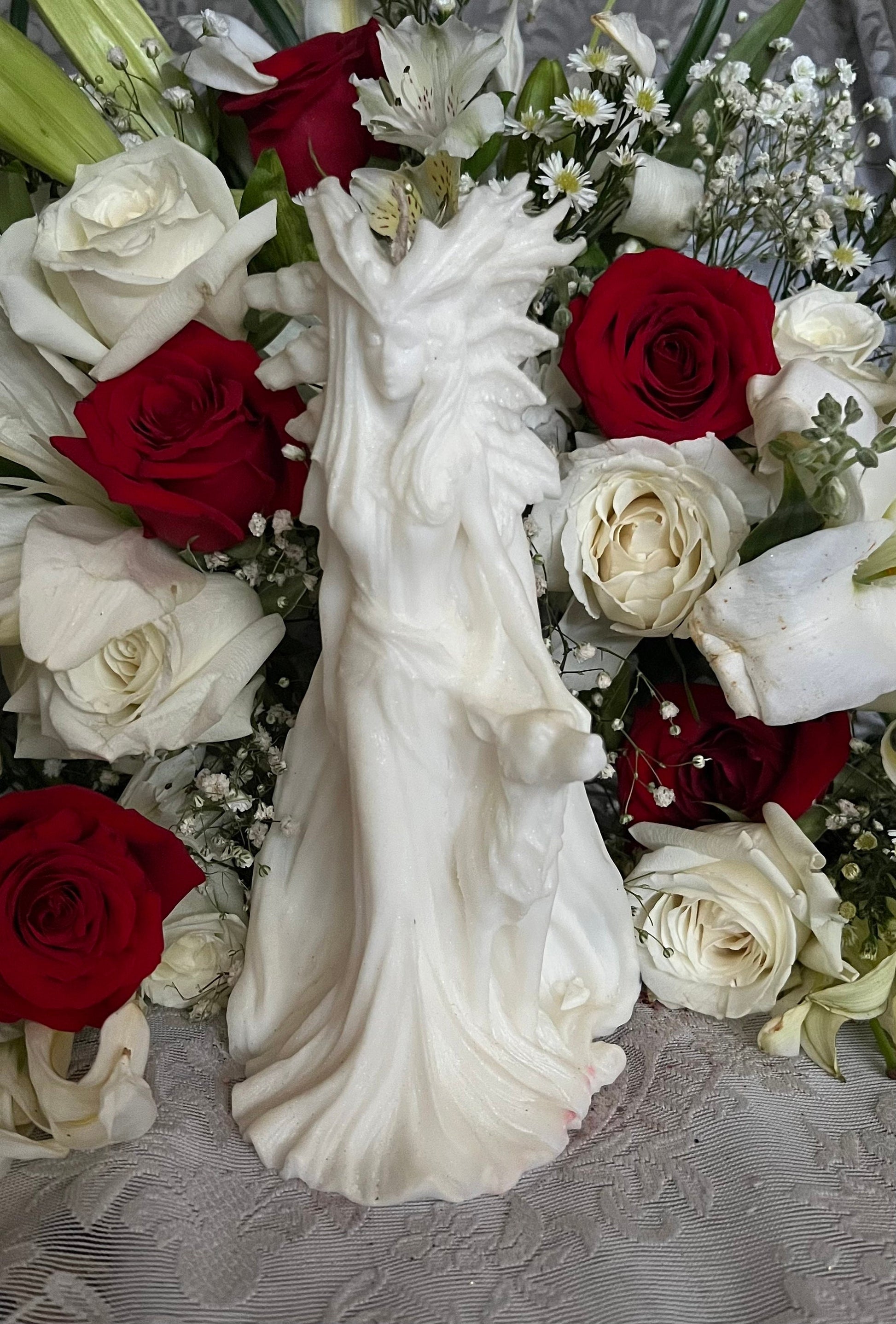 White Hecate Candle + Greek + Hekate + Wicca + Witch
