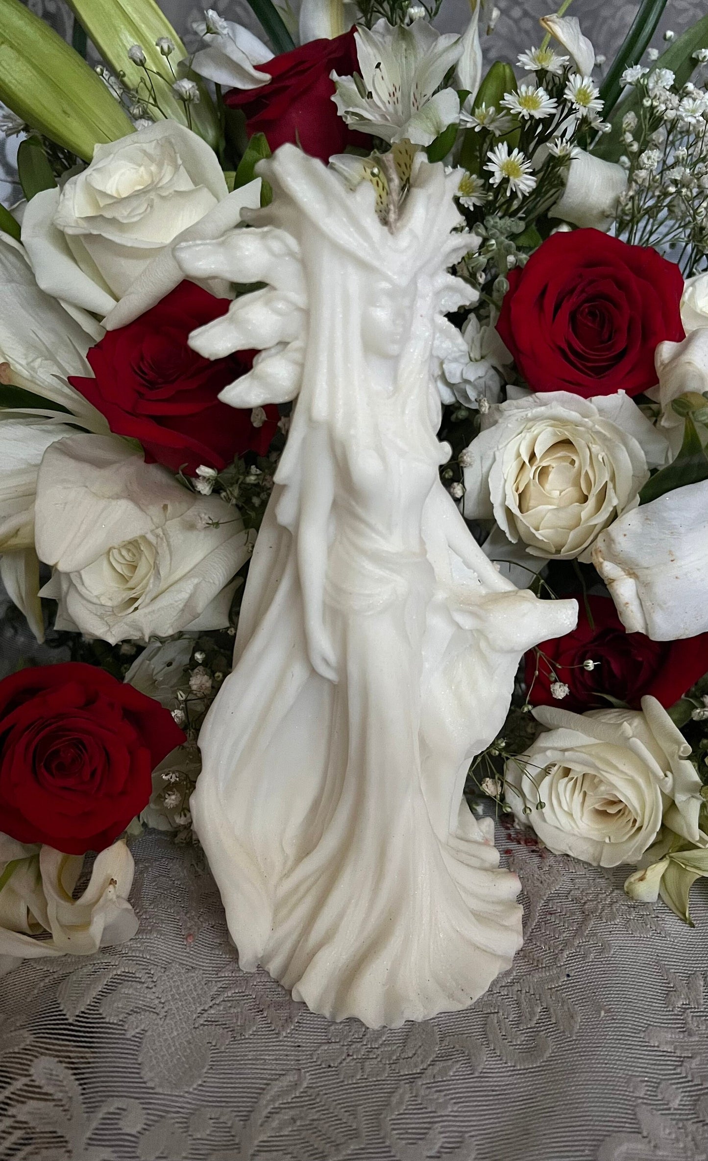 White Hecate Candle + Greek + Hekate + Wicca + Witch
