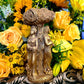 Triple Goddess Candle + Maiden, Mother, Crone + 24K Gold + Wicca + Witch + Witchcraft