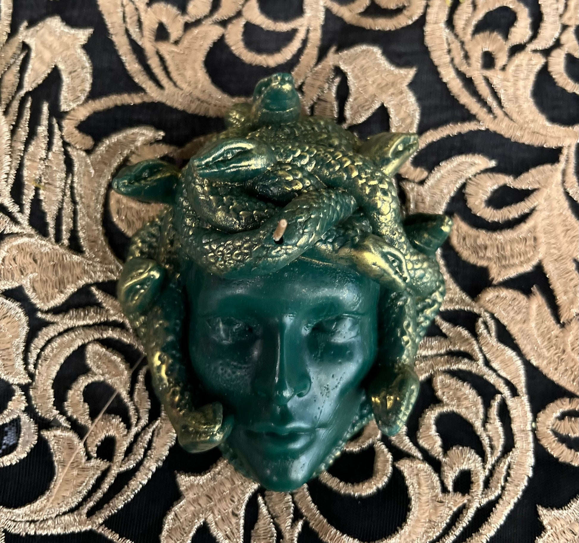 Medusa Candle + Algol + Gorgon + Female Empowerment + 24K Gold + Immobilize Enemies + Domination