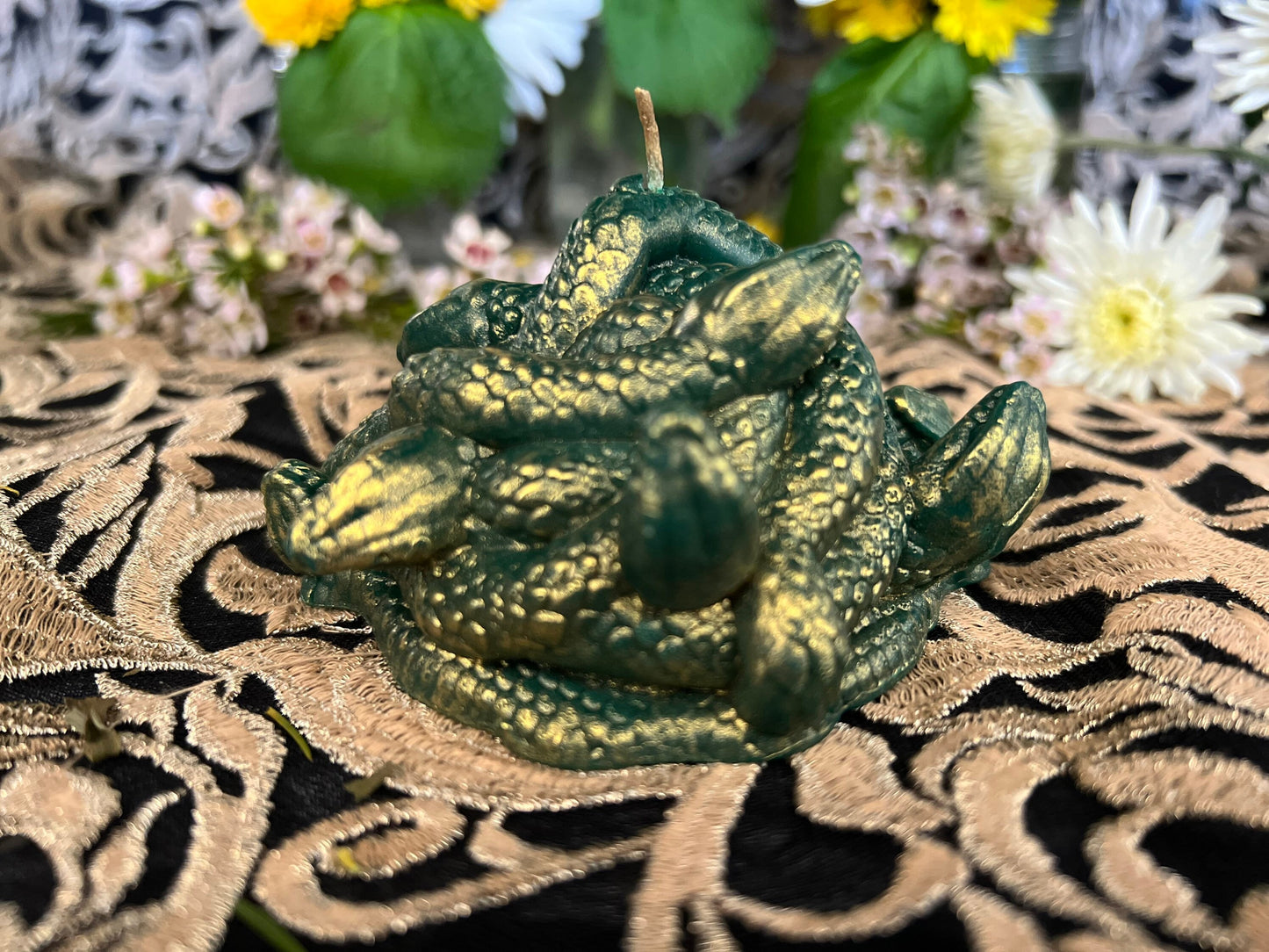 Medusa Candle + Algol + Gorgon + Female Empowerment + 24K Gold + Immobilize Enemies + Domination