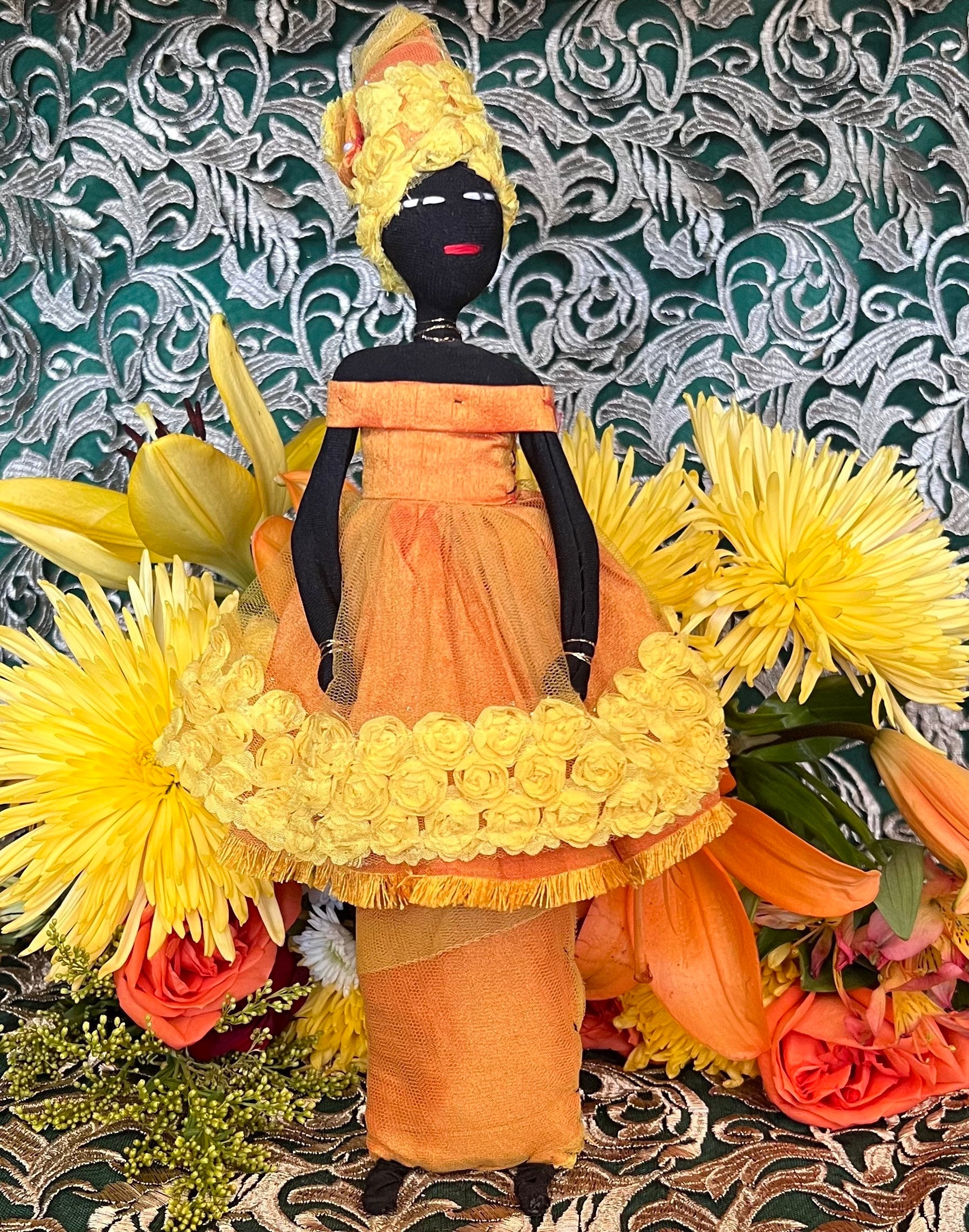 Lingeer Doll + Africa + Senegal + Altar Dollie + Coral + Oshun