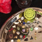 Large Vintage Fargostein Travel Size Tinned Bone, Shell, and Trinket Divination Collection (40 Pieces)