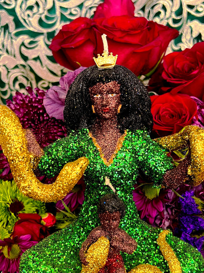 Filomena Lubana Figure Candle + Domination + Cleansed & Fixed + Santa Marta la Dominadora + Marta la Culebra + Saint Martha the Dominator