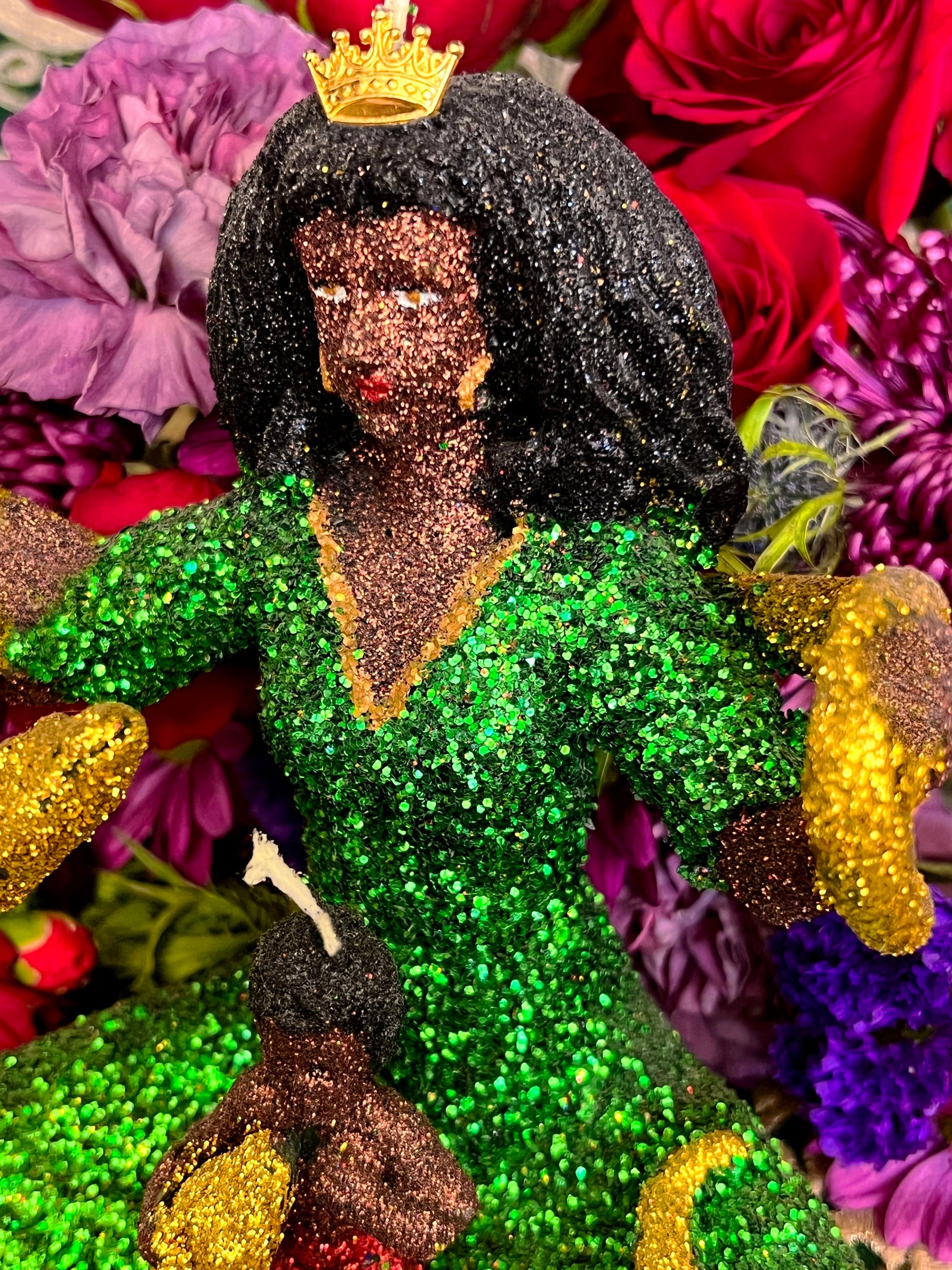 Filomena Lubana Figure Candle + Domination + Cleansed & Fixed + Santa Marta la Dominadora + Marta la Culebra + Saint Martha the Dominator