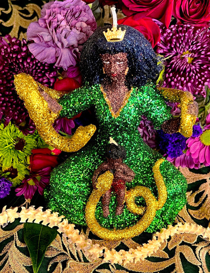 Filomena Lubana Figure Candle + Domination + Cleansed & Fixed + Santa Marta la Dominadora + Marta la Culebra + Saint Martha the Dominator